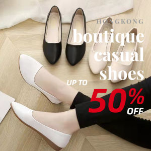 พร้อมส่ง คัชชูผู้หญิง HK046 รองเท้าคัชชูหญิง รองเท้าคัทชูแฟชั่น แนะนำเพิ่ม1ไซส์ รองเท้าผู้หญิง...