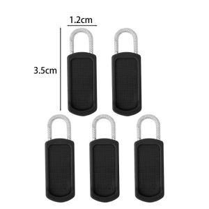 10/20Pcs Detachable Zipper Puller Metal Zipper Head Repair Kits Universal Replacement for Luggage Purse Bags Clothes Zipper Slider