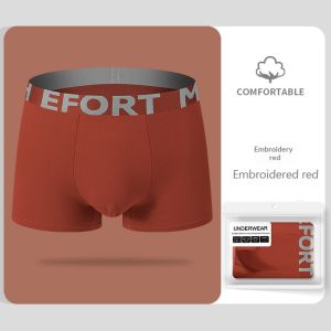 JJT Mens Cotton Underwear with Antibacterial and Breathable Features Stylish Letter Design