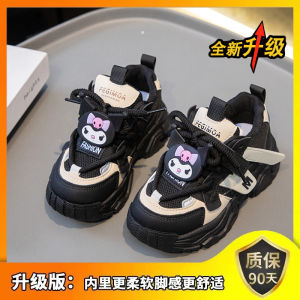Christmas gifts Halloween Anime Girls Kuromi Autumn New Board Shoes Sanrio Sports Dad Shoes Children Cartoon Kawaii Comfortable Breathable Casual Shoes