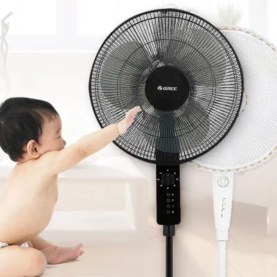 16/18inch Electric Fan Dust Cover Mesh Fan Safety Protector Net Cover Round Stand Fan Finger Guard Dustproof Storage Bag Home Decor