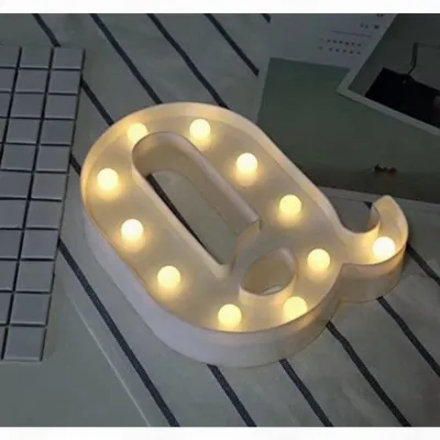 【Local shipment】26 Letters Led DIY Battery Operated Alphabet for Wedding Home Party Bar Decoration Birthday party Rave Christmas decorative lights