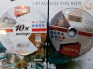 Bộ Đá Cắt Mỏng/Inox Makita D-65947-10 - Thin Cut-Off Wheel For Inox - T41 WA46R-BF/EAC - 100mm x 1.0mm x 16 mm  - 10 viên/Bộ - Thép Không Gỉ/Sắt/Kim Loại Màu - [ Phụ Kiện Chính Hãng ]