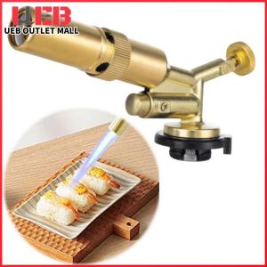 UEB Metal Welding Torch Adjustable Flame Portable Gas Torch Flame Butane Torch Flame Butane Burner Kitchen Supplies