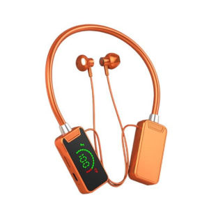 Long Battery Neckband Bluetooth Headphones Sport Noise Cancelling HD Sound Color Screen Display
