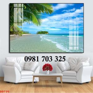 Tranh gạch cảnh biển ốp lát tường