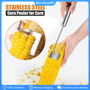 Stainless Steel Manual Corn Planer Corns Thresher Peelers Corn Cob Stripper Cutter Kitchen Gadgets