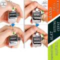 Alat Hitung Manual- Hand Tally Counter- Alat Hitung Cepat- 4 Digits. 