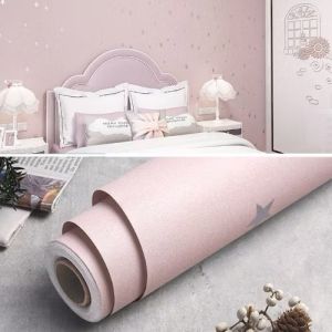 Wallpaper Stiker Dinding Motif Bintang Putih  7 s/d 8M LEBAR 45CM