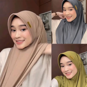 ( 50 RIBU DAPAT 4 PCS ) HIJAB SPORT NUTUP DADA JERSEY PREMIUM / KERUDUNG BERGO HAMIDAH SPORT