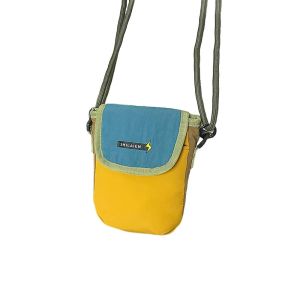 CHCA กระเป๋าสตางค์ผู้ชาย กระเป๋าสะพายข้างไนลอน ผู้ถือบัตร ป้องกันน้ำ กระเป๋าโทรศัพท์สำหรับกีฬา แฟชั่นที่เข้ากันอย่างลงตัว แบบเกาหลี จี้กระเป๋าเหรียญ สำหรับทุกเพศ