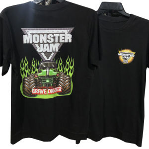 Kaos Monster Jam Grave Digger Tshirt Bahan Katun
