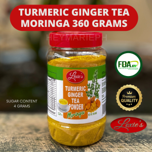 Lexies Organic Turmeric Ginger Tea Powder with Moringa Malunggay 360 grams