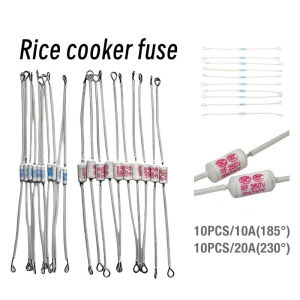 5pcs Rice Cooker Thermal Fuse 185C 10A 250V Ceramic Hardware Replacement Part Thermal Fuse