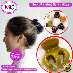 Jepit Rambut Korea Dewasa Jepitan 6 pcs Jedai Kuat Berkualitas Pengikat Rambut Jedai Tebal Jepitan Gurita Aksesoris Rambut Wanita Murah