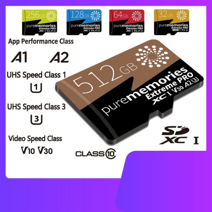 ORIGINAL Purememories Memory SD Card Micro TF Class 10 | Lazada