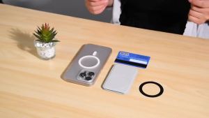 Invisible Phone Tripod Wallet MagSafe Wallet Selfie Holder Leather Adjustable Card Holder NFCSupport