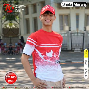Sarimbit Keluarga SHAFAMARWA 103 MERAH AGUSTUSAN - Baju Agustusan Couple Keluarga Merdeka - Kapelan Keluarga Merah Putih -