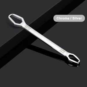 Car Universal Torx Wrench 8-22mm Self-Tightening Adjustable Wrenchs Double Head Multi-Purpose Spanner Repair Spanar 通用梅花扳手