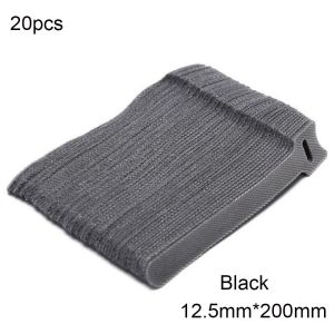 BESTOURO 20pcs Practical Reusable Fastening Wire Management Cable Organizer Cord Tie Nylon Strap