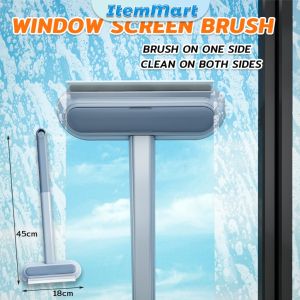 ItemMart Window Screen Brush Window Cleaner Dust Cleaning Brush Scrub Window Brush Cleaning Tool