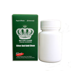 40ml Silver Cleaner Liquid Silver Cleaner Solution With Cloth