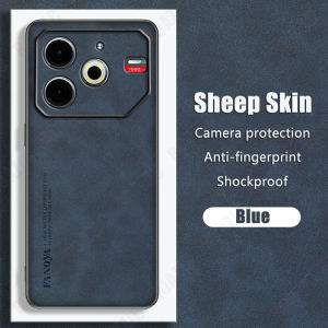 Roazic Cho Tecno Pova 6 Neo vỏ điện thoại Da Cừu Ốp lưng bằng da Chống-Mùa Thu vỏ mềm Matte Kinh Doanh Đơn Giản Bao Gồm Tất Cả Các Vỏ
