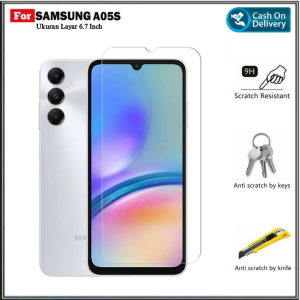PAKET Tempered Glass SAMSUNG GALAXY A05s Tempered Glass Layar Anti Gores Kaca