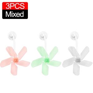 3Pcs Air Vent Fan Anti-direct Blowing Exhaust Fan Air Conditioning Outlet Ventilator Home Bedroom Office Portable Ventilation Device