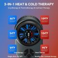 Heat Cold Therapy Machine 3-in-1 Instant Cryotherapy Machine Ice Therapy Machine Systerm for Pain Relief Sport Muscle Recovery, Cold Compress Heating Pad Contrast Therapy 3 Modes, Grey 1 Pcs. 