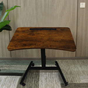 BilBil 28 inches Height Adjustable Table  Office Gas Lifting Table Height Adjustable Desk with Wheels U shape 110-160CM DESK