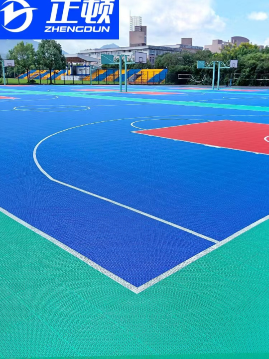 Suspended floor basketball court kindergarten roller skating outdoor