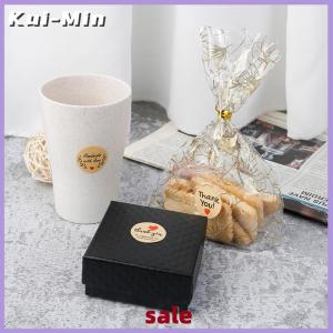 Kui-Min 500pcs Thank You Stickers Seal Labels Round Paper Label sticker for Decoration