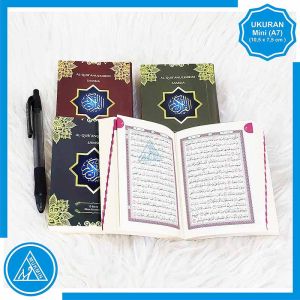 Alquran Samsia Khot Utsmani 15 Baris Ukuran Mini | Saku | A7 | Indeks | QPP