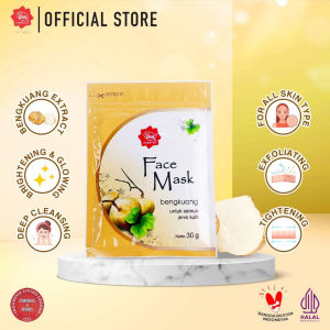 [BPOM] Face Mask Pack Bengkuang with Vitamin A & C 30 gr | Bengkuang Deep Cleansing Exfoliating Anti Oxidant Cleanser Mask Face Moisturizing Whitening Brightening