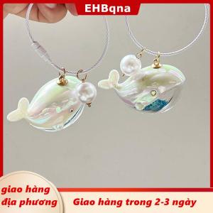 [COD] EHBqna 3PF Ship within 24 hours Dễ thương Cá voi cá heo Keychain động vật biển búp bê Kawaii Keyring Xe móc chìa khóa phụ kiện cho nam giới phụ nữ vài túi đồ trang sức