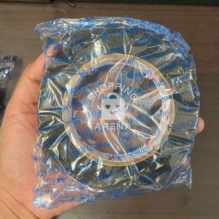 Double Tape PE Foam 24mm x 8y Lakban Dua Sisi Isolasi Busa Bolak Balik Solasi Gabus Pelekat Serbaguna Lengket Kuat Solasi Hijau Hitam Menempel Signboard Kaca Cermin Plate Papan Daya Rekat Merekat Bagus Murah Plester Coated Terbaik Shopping Arena Malang