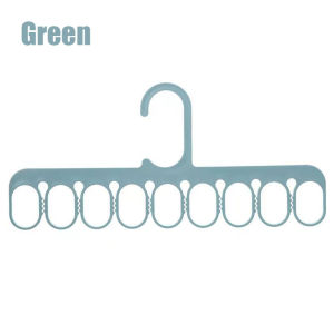 【Local delivery】 9 in 1 Magic Clothes Folding 9 Hole Adjustable Hanger Hooks Space Saving Saver Wonder Closet Organizer Storage Rack Hanger Storage Rack