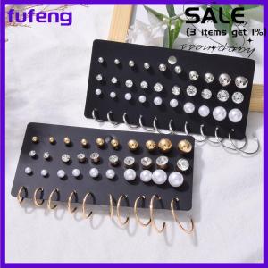 fufeng 20 Pairs Womens Earrings Set Earrings For Women Bohemian Fashion Jewelry Geometric Stud Earrings