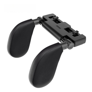 XENMART 180° Adjustable Automobile Headrest with Side Pad Ergonomic Neck Pillow Universal PU Leather Car Side Headrest Car