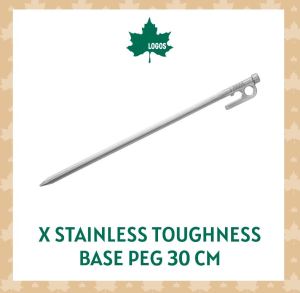 LOGOS X Stainless Toughness Base Peg 30 cm