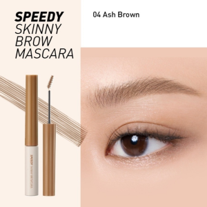 PERIPERA Speedy Skinny Browcara All Day Natural Eyebrow Mascara Browcara 3g Long-lasting Waterproof Ultra Skinny Brush Quick Fixing