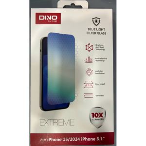 Kính cường lực chống ánh sáng xanh Bagi Dino Extreme cho iPhone 15 16 Plus/ Pro/ Pro Max - Hàng Chính Hãng Việt Nam