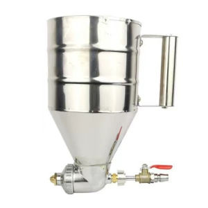 Coating Mortar Spray Paint Gun Hopper Air Pneumatic Sprayer 2000cc
