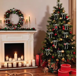 Decorations Rich Sophistication Pendant Simple and Practical Elegance Sense of Holiday 12pcs