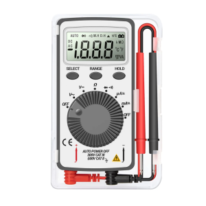 ANENG Multimeter Digital Mini Portable Ultra Tipis Penguji Profesional Automatic DC/AC Voltmeter Ammeter AN101 - MBHK06WH