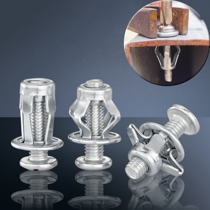 New 10Pcs M4 M5 M6 M8 Petal Rivets Nut Jack Nuts Car Metal Screw For