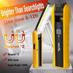 10W USB Rechargeable LED Work Light Portable COB Worklight Lamp Work Lamp Werk lamp Flashlight XPE Working Light Searchlight