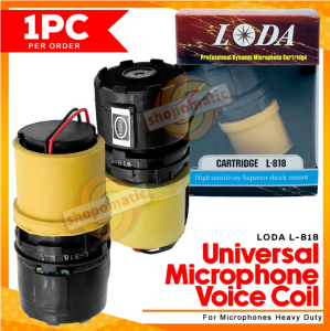 LODA SHURE L-818/L-3000/M-2000/M-3000/M-5000/M-8000/MS-808/L-908/JS-88 High Sensitivity Voice Coil (Heavy Duty Voice Coil) For your Damage Mic Voice Coil