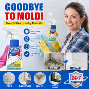 Kitchen Cleaner Mold Remover Grease Cleaning Spray Heavy Duty Multi Surface Cleaner for Kitchen Bathroom Tiles Grout Walls and Household Surfaces